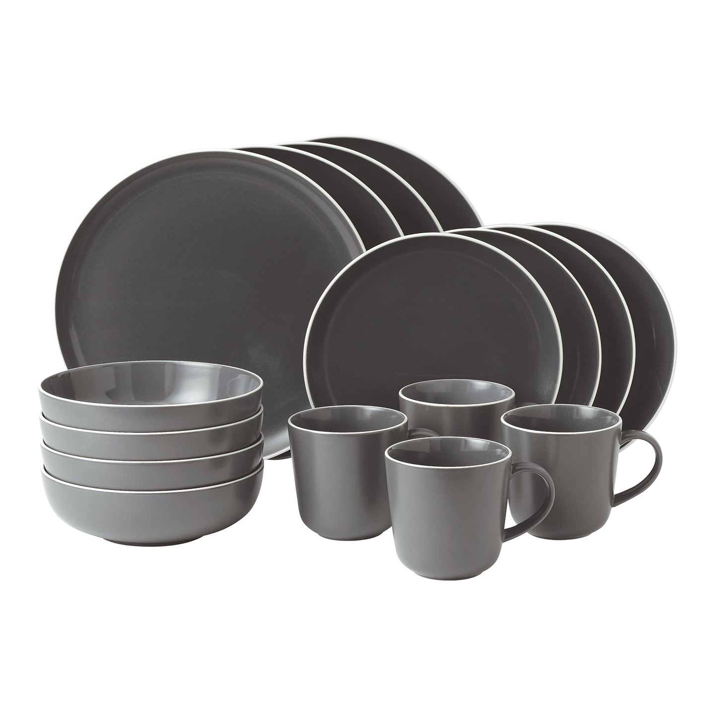 Gordon Ramsay Bread Street Slate Dinner Set, 16 piece