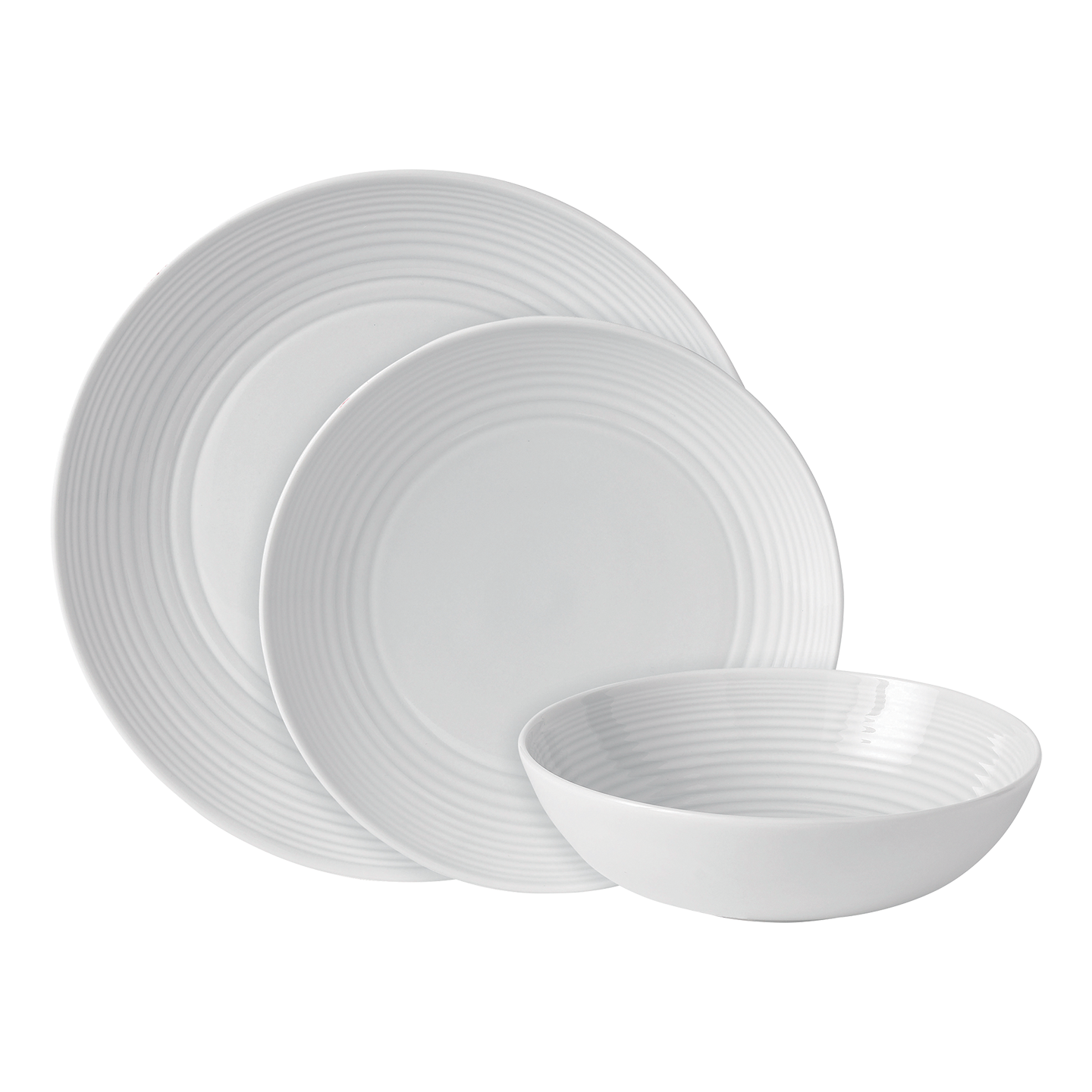 Gordon Ramsay Maze White Dinner Set, 12 piece