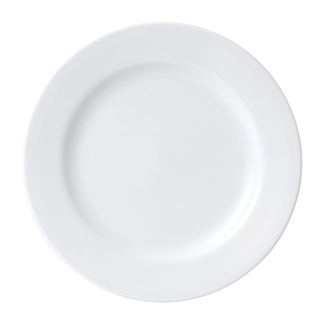 Jupiter White Plate 8in